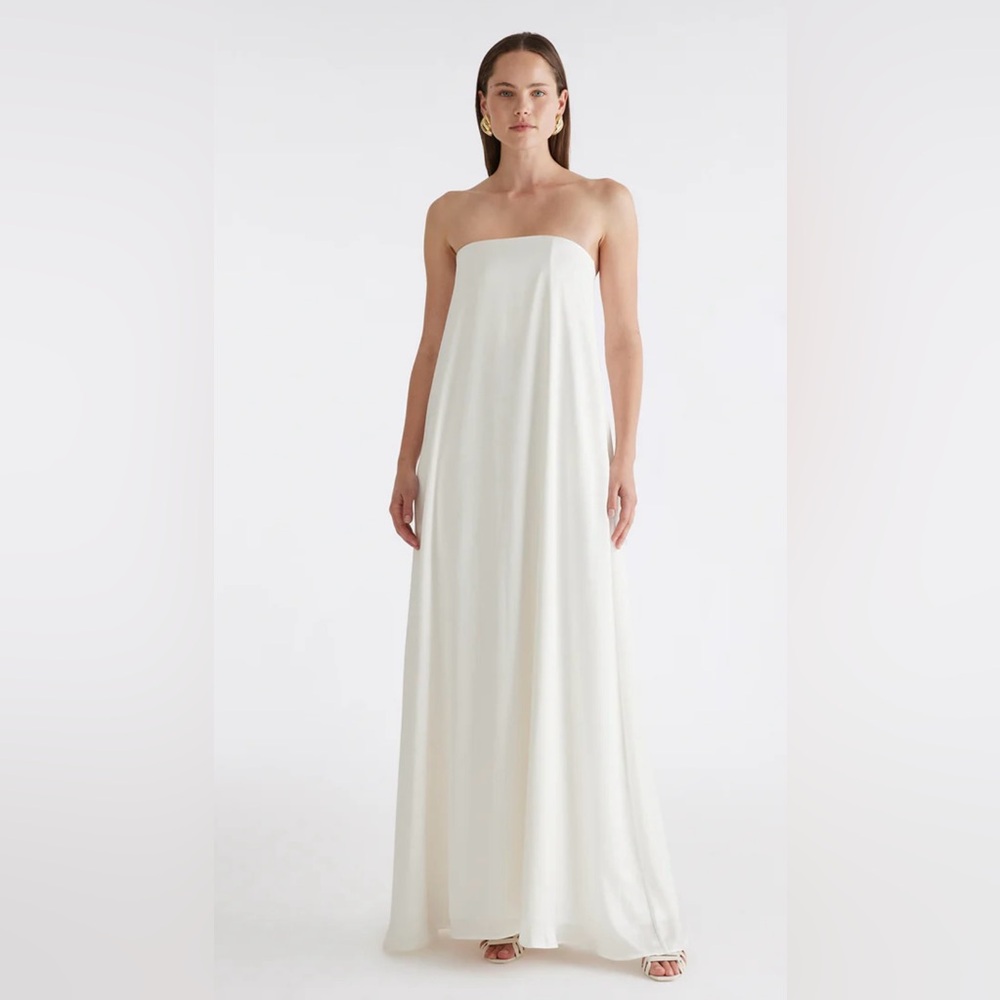 Anna Quan Delfina Dress (Ivory)